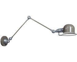 Wandlamp Davin 7656G Groen van Mexlite - Draaibaar, kantelbaar en uitschuifbaar - Gemaakt van aluminium en metaal - Geschikt voor E14 fitting