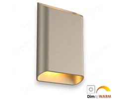 Wandlamp Diaz-L Champagne Dim To Warm Led 2 x 6Watt