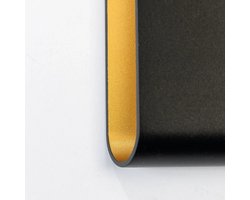 Wandlamp Diaz S - Zwart Goud Mat