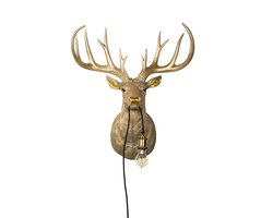 Wandlamp - Dierenlamp Gouden Hert XL