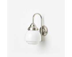Wandlamp Gispen Vlak Meander Matnikkel - Art Deco Trade