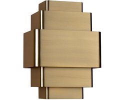 Wandlamp - goud/brons - 3 x G9 - 28cm hoog