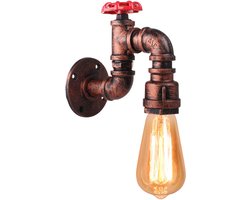 Wandlamp Industrieel E27 Wandlampen Binnenwandlamp voor Slaapkamer Woonkamer Garage Roest