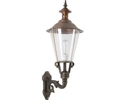 Wandlamp klassiek Domburg Brons E27 bronzen lamp Koper deksel