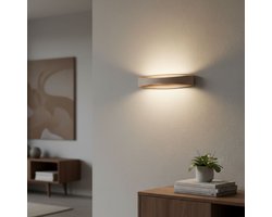 Wandlamp medusa klein | 1 lichts | zand / beige | aluminium / metaal | 25 cm | eetkamer / woonkamer lamp | modern / sfeervol design