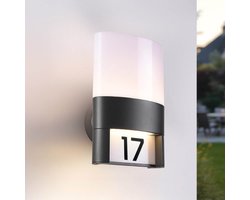 Wandlamp met huisnummer - Lidia