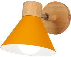 Wandlamp Moderne Binnen E27 Wandverlichting Verstelbare voor Slaapkamer Woonkamer Gang Oranje