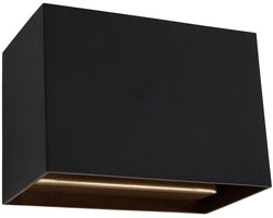 Wandlamp Muro 3365ZW - Zwart, Modern, Compact Design met Verstelbare Lichtbundel - Steinhauer - Gemaakt van Kunststof en Metaal, 13x7,5x9 cm