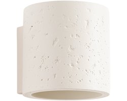 Wandlamp ORBIS - Sollux Lighting - IP20 - Beige beton behuizing - 10 x 12 x 10 cm - 1xG9 LED, exclusief lichtbron - Max. 8 W - Industriële wandlamp voor hal, entreehal en woonkamer