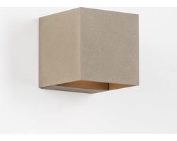 Wandlamp Shift up- en downlighter muurlamp champagne incl. LED