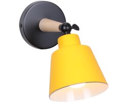 Wandlamp Slaapkamer Moderne Binnenwandlamp Verstelbare Wandverlichting voor Woonkamer Gang Hal Geel