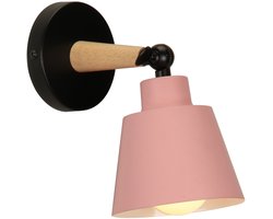 Wandlamp Slaapkamer Moderne Binnenwandlamp Verstelbare Wandverlichting voor Woonkamer Gang Hal Roze