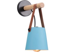 Wandlamp Slaapkamer Moderne Binnenwandlamp Vintage voor Woonkamer Gang Hall Blauw