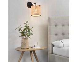 Wandlamp Southend E14 zwart en beige