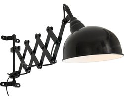 Wandlamp Steinhauer Yorkshire - Zwart