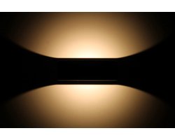 Wandlamp strak LED antraciet IP54 spatwaterdicht