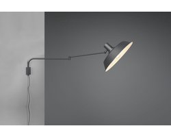 Wandlamp TRIO Leuchten Bolder - Zwart