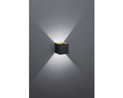 Wandlamp TRIO Leuchten Louis - Zwart