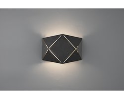 Wandlamp Trio Leuchten Zandor - Zwart