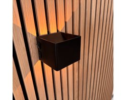 Wandlamp voor akoestische panelen - oplaadbaar - Verstevigde magnetische achterplaat - Zonder Boren - 5000mAh accu - 3000K warm wit licht - Met bewegingssensor - Zwart - 1 stuk