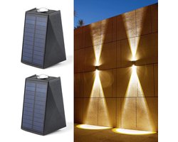 wandlamp-wandlampen in Wonen-wandlamp binnen-wandlamp oplaadbaar-wandlamp binnen-wandlampen binnen woonkamer-IP65 waterdichte-2 artikelen-LED-zonne