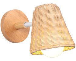 Wandlamp Woonkamer Vintage E27 Wandverlichting Weven Draaibaar voor Slaapkamer Keuken Hal