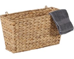 Wandmand opbergmand hangmand organizer – badkamer, hal & keuken, gevlochten van zeegras
