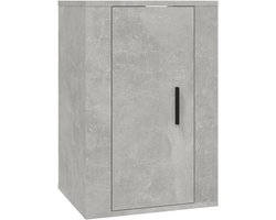 Wandmeubel voor Televisie Beton Grijs