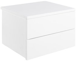 Wandnachtkastje Avignon 2 lades - wit