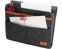 Wandorganizer voor Nachtkastje en Bed - Ruimtebesparende Opbergtas voor Boeken en Tablet