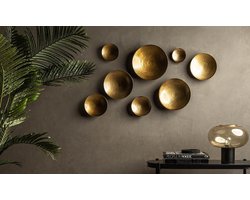 Wandornament - Wanddecoratie voor Binnen - Goud - Uniek Design