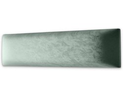 Wandpaneel Bekleding - Stoffen Kussens - Interieur Decoratie - Velours Stof - 60x20cm - Mintgroen