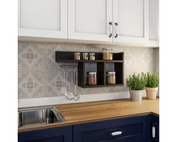 wandplank | 18mm 100% Melamine plaat | Antraciet