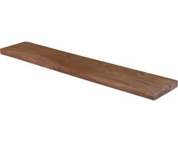 Wandplank-Acaciahout-Zwevend-Massief-90cm-Koloniaal Teakhuis-recht model-Goedkoop