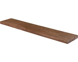 Wandplank-Acaciahout-Zwevend-Massief-95cm-Koloniaal Teakhuis-recht model-Goedkoop