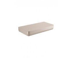 Wandplank Boat - Metaal - Greige - 30x5x15 cm (BxHxD) - Organisch Design - Sfeervol