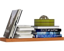 Wandplank - Boekenplank Decoratieplank - Woonkamer Slaapkamer - Modern Functioneel Ontwerp - 60x20x3.2cm - Els