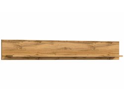 Wandplank Eik Wotan en Wit - 140x20x15cm