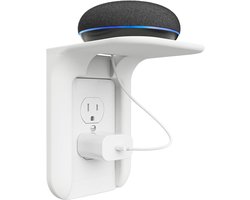 Wandplank - Opbergrek - opbergrekken - wandplank zweven - 1 stuk - stellingkast - opbergrekken kunststof - Oplaadrek - wandplank wit - wandplanken zwevend