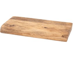 Wandplank Pure Mangohout 40 cm - Zwevende Wandplanken met Natuurlijke Boomrand