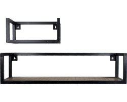 Wandplank Vintage - Set van 2