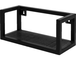 Wandplank Vintage Zwart Mangohout 37 cm