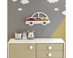 Wandplank voor kinderen 21x40x10,8 cm wit