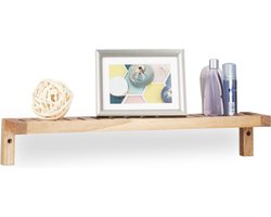 Wandplank walnotenhout - 60 cm - badkamer