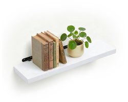 Wandplank - wit - 80x4x23 cm - 1 plank