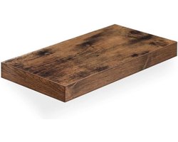 Wandplank - - Zwevend aan de Muur - Rustiek Bruin
