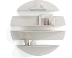 Wandplanken stenen set van 4 stuks - Umbra interieuraccessoires Wandplanken & -rekken