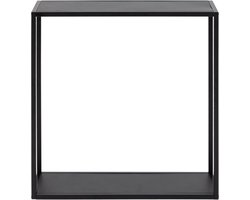 Wandrek Gideon 60cm - zwart - Actona - Metalen kasten - Zwart - Metaal - Metalen kasten -