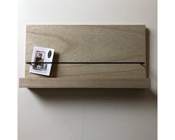 Wandrek Hout - wandplank - display - rek - wandrek