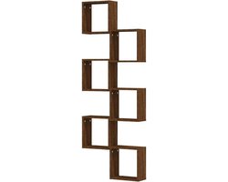 Wandrek Kubus - Zwevende plank Wandkastje - Decoratie Presenteren - Robuuste Constructie - 30 x 15 x 30 cm